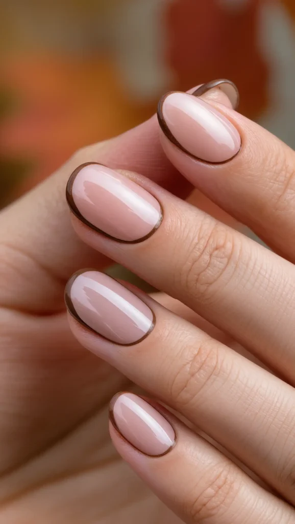 Cocoa Outline Nails