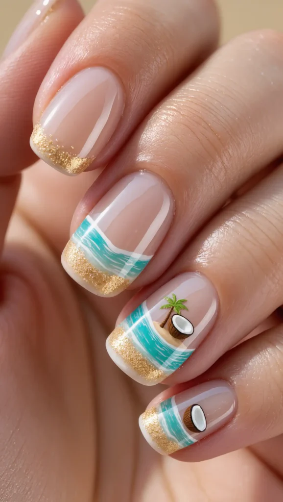 Coconut Beach Nails