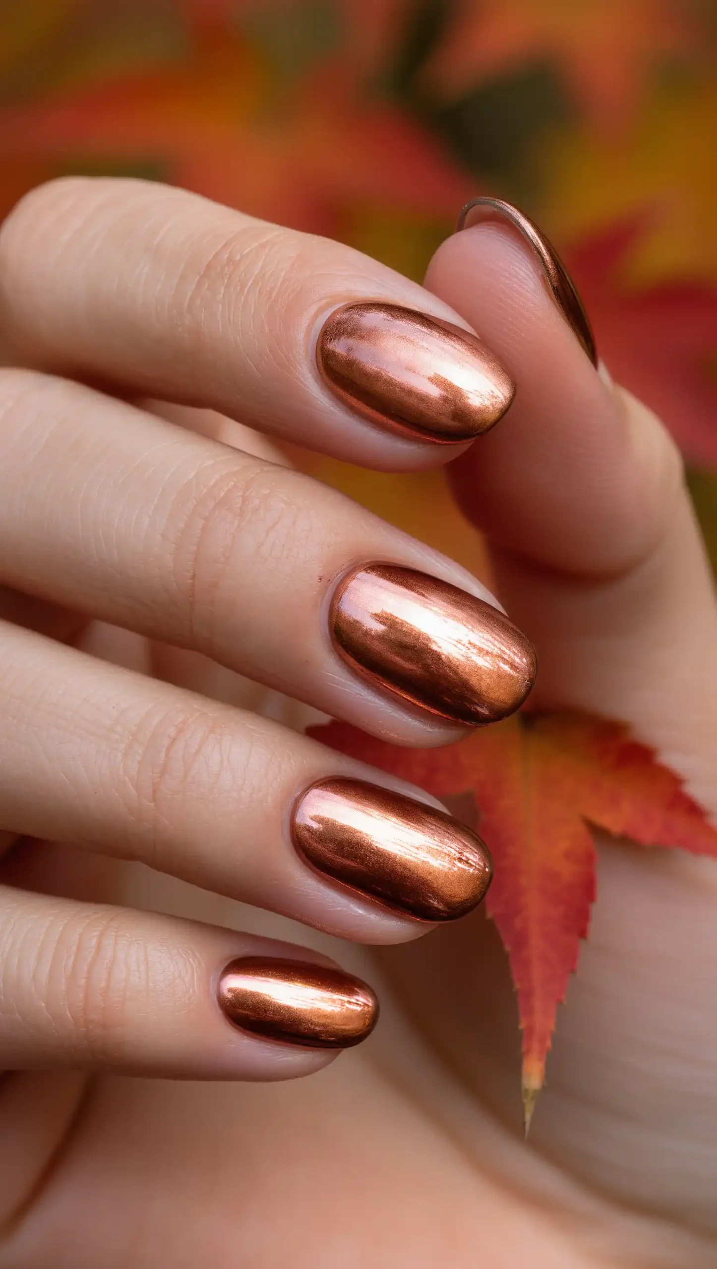 Copper Dust Manicure