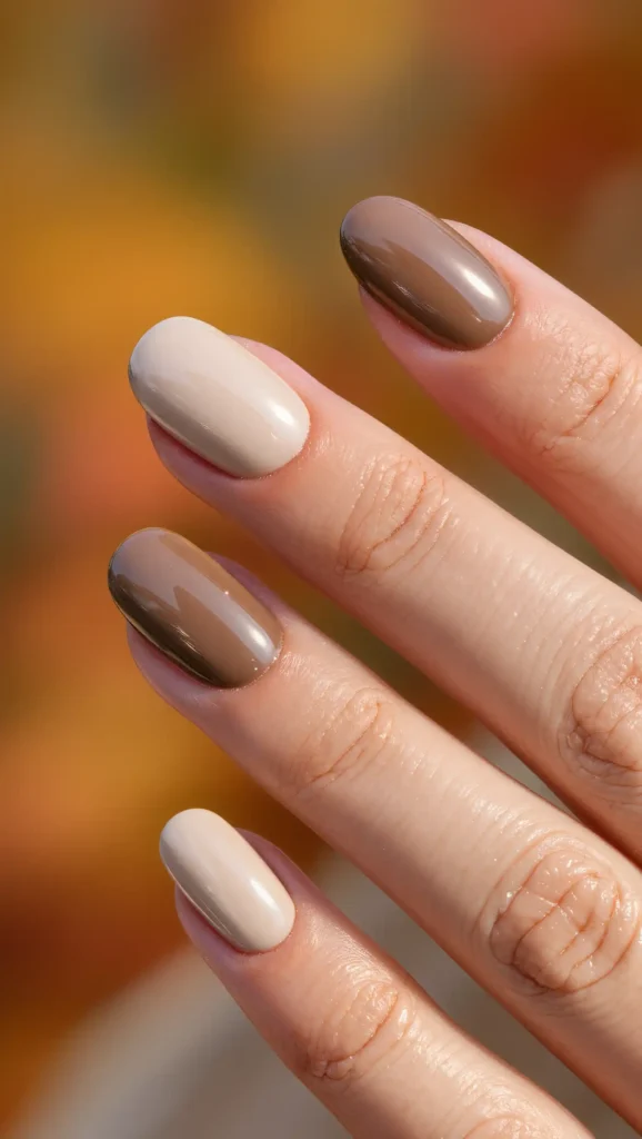 25 Neutral Fall Nails Ideas 2026: Minimalist Manicures That Go With Every Autumn Outfit 22 Creamy Toffee Nails