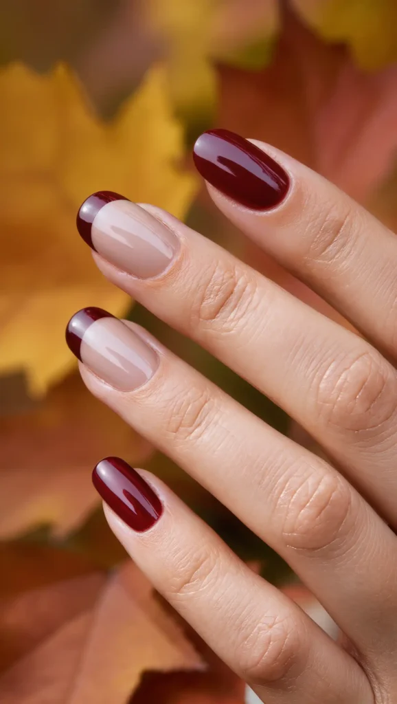 Crimson Veil Nails
