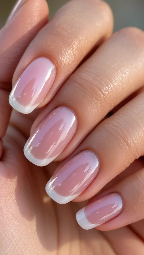 Crystal-Clear Gloss Nails