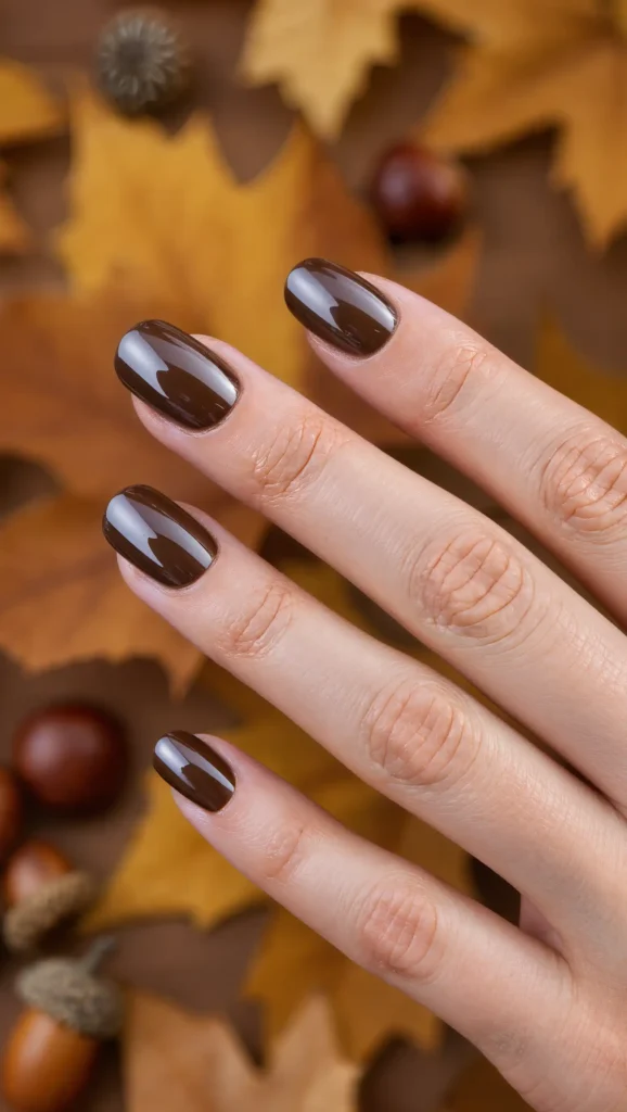 Dark Truffle Nails
