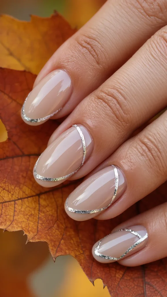 Delicate Silver Thread Accents