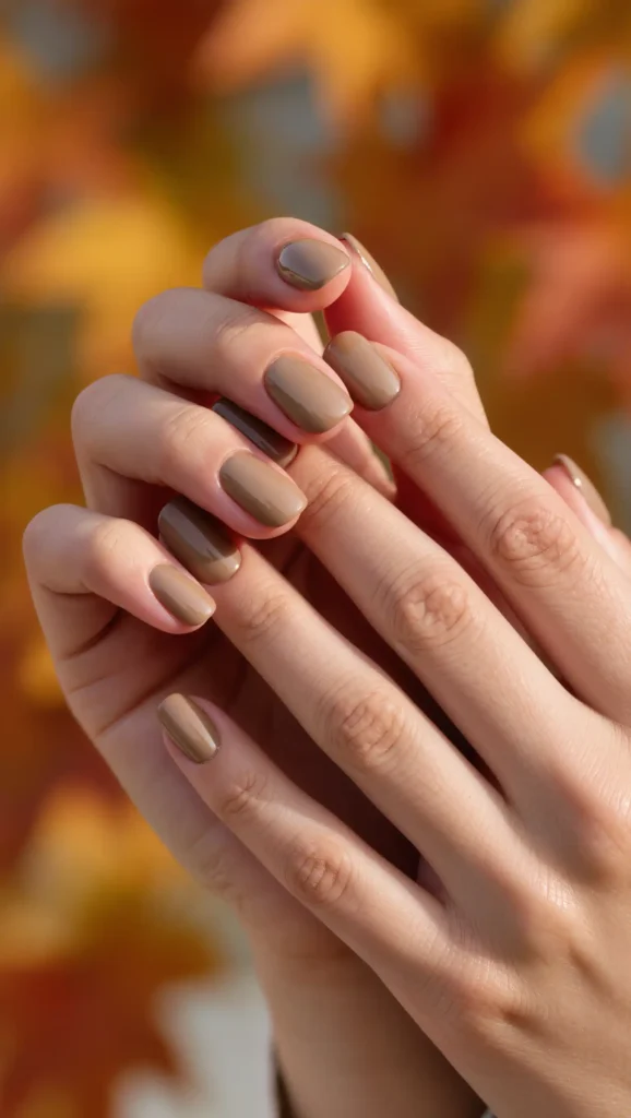 24 Fall Matte Nail Ideas 2026: Velvet-Finish Manicures That Scream Cozy Season 23 Desert Sand Nails