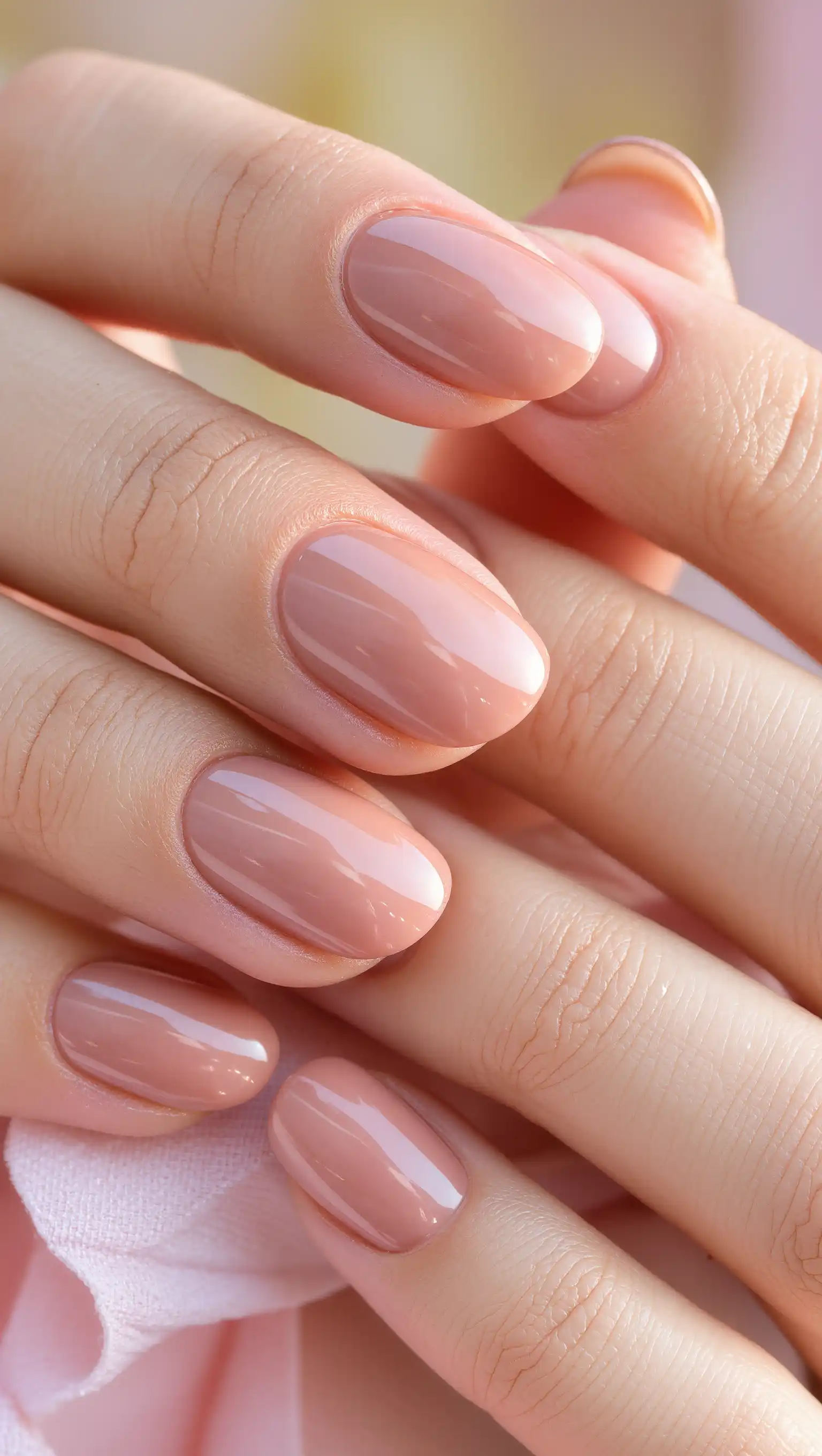 25 Summer Press-On Nail Ideas for 2026: That Instantly Elevate Your Style 19 Dusty Peach Press-Ons
