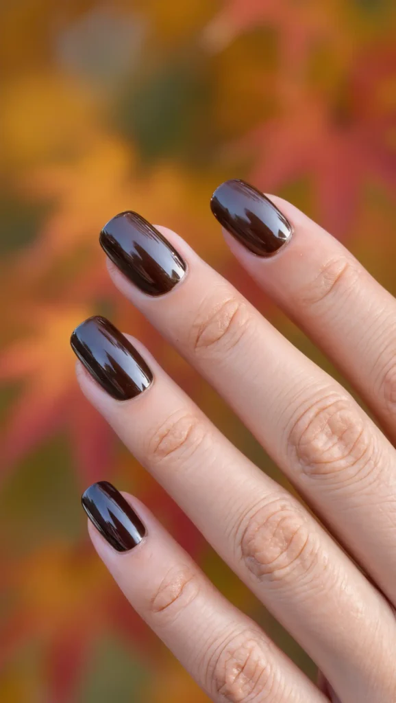 25 Fall Chrome Nail Ideas 2026: Luxe Metallic Manicures That Will Dominate Autumn 4 Espresso Mirror Nails