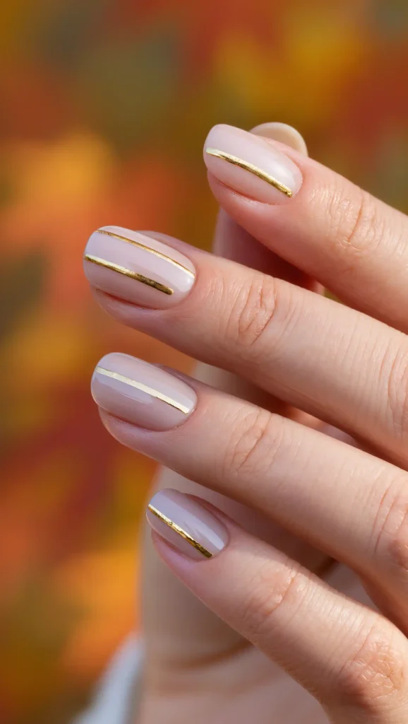Fine Gold Line Accents