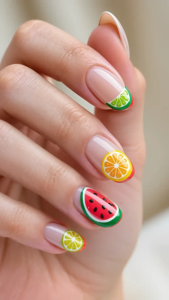 Fruit French Manicure