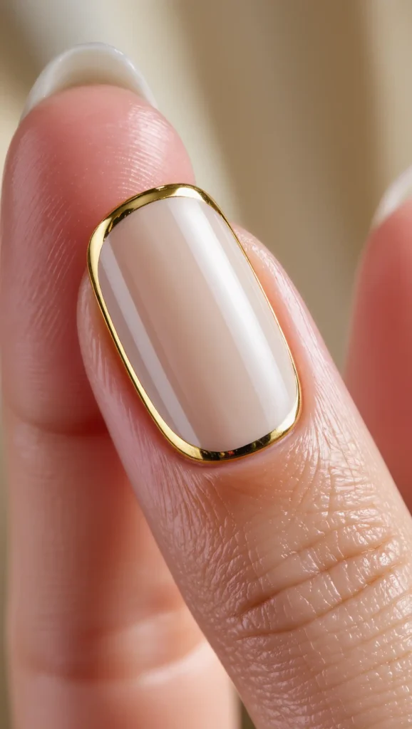 25 Summer Press-On Nail Ideas for 2026: That Instantly Elevate Your Style 4 Gilded Ivory Press-Ons