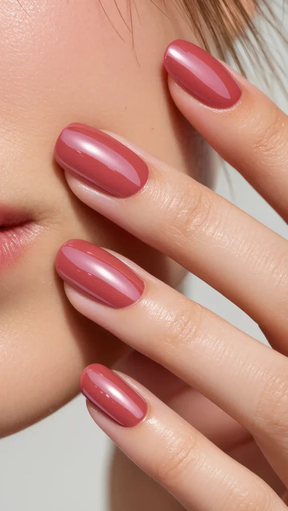 25 Summer Stiletto Nails Inspo 2026: Glamorous Designs That Steal the Spotlight 6 Glossy Coral Glam