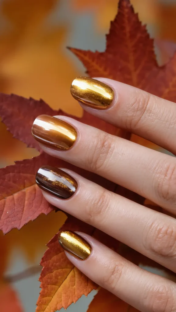 Honey Pecan Nails
