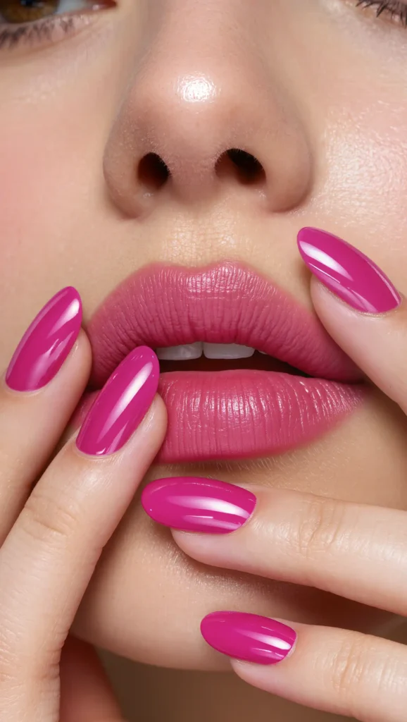 25 June Summer Nails 2026 That Are Perfect for the Start of Sunny Season 25 Hot Pink Summer Glam