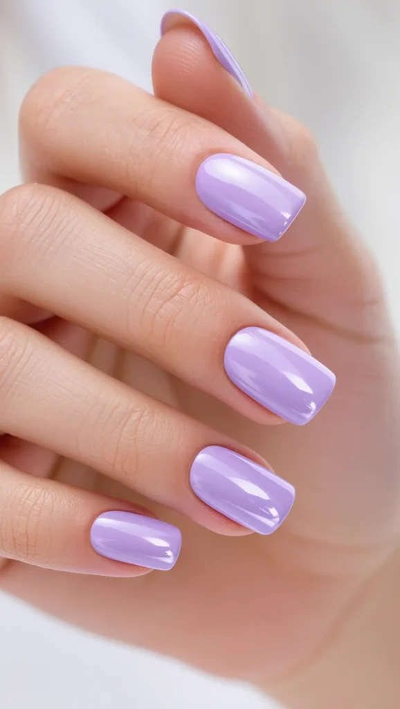 25 Summer Square Nails Ideas 2026 That Are Stylish & Pinterest-Worthy 13 Lavender Dream Nails