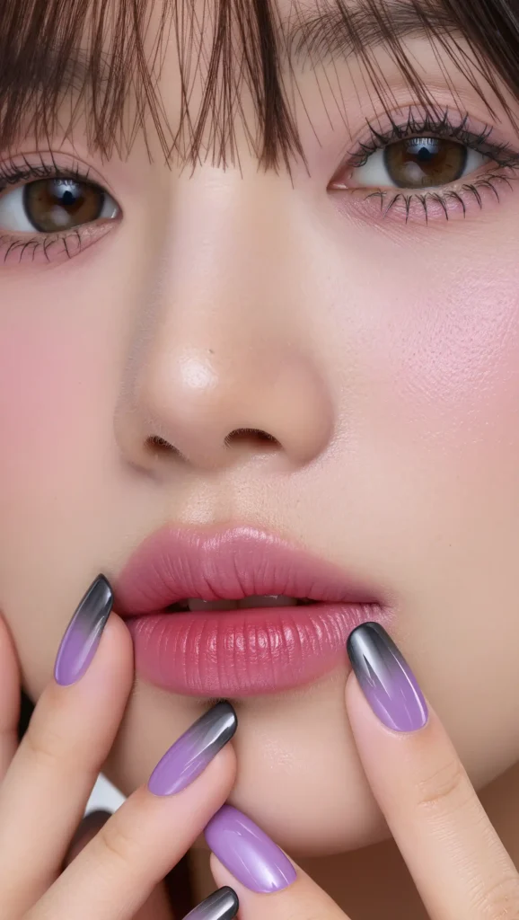 24 Summer Dip Powder Nails Ideas 2026: Manicures That Will Be Everywhere This Season 13 Lilac Smoke Nails