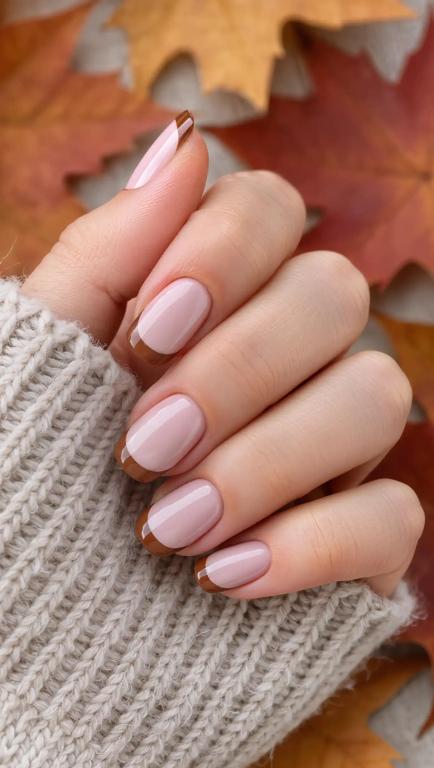 Maple Glaze French Tips