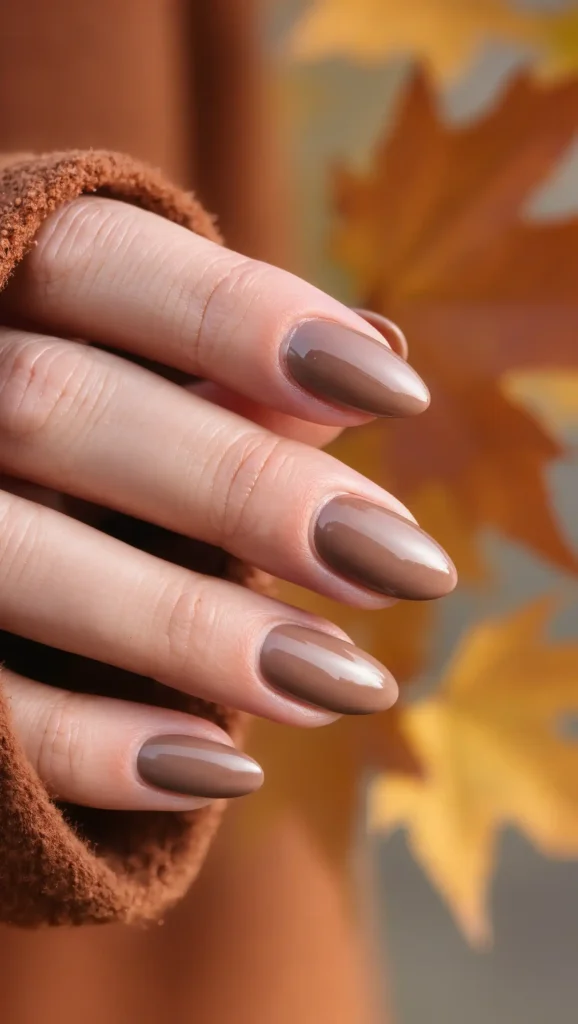 24 Fall Matte Nail Ideas 2026: Velvet-Finish Manicures That Scream Cozy Season 13 Maple Suede Nails