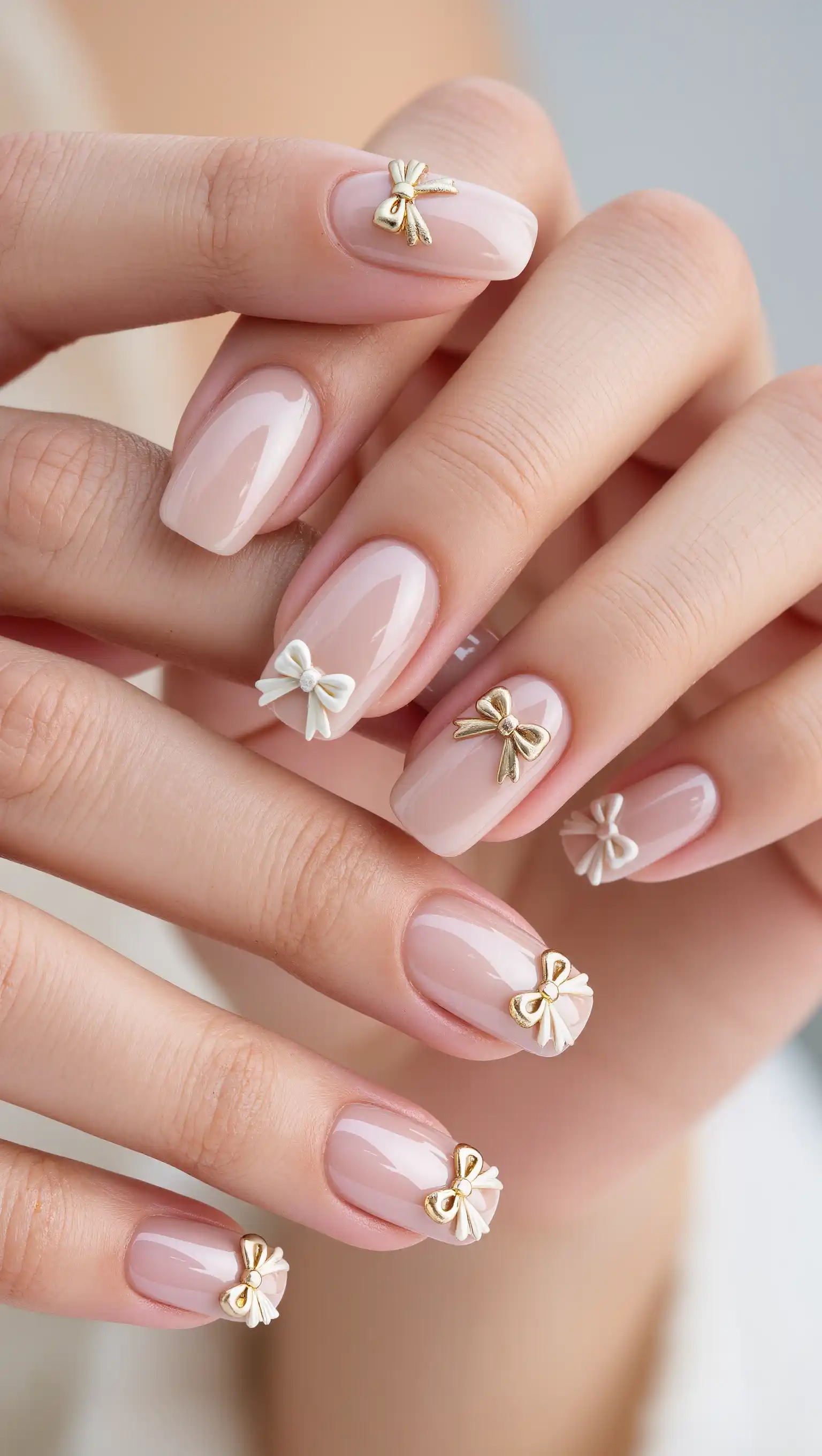 25 Summer Press-On Nail Ideas for 2026: That Instantly Elevate Your Style 17 Micro Bow Details