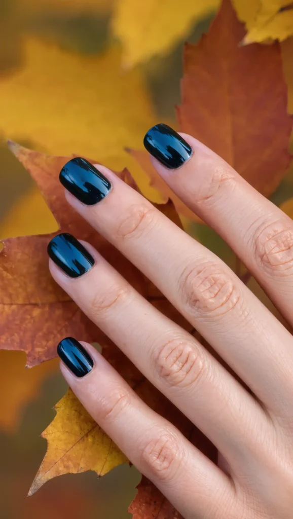 25 Fall Dark Nail Ideas 2026: Moody Manicures That Will Dominate Autumn 2 Midnight Ink Nails