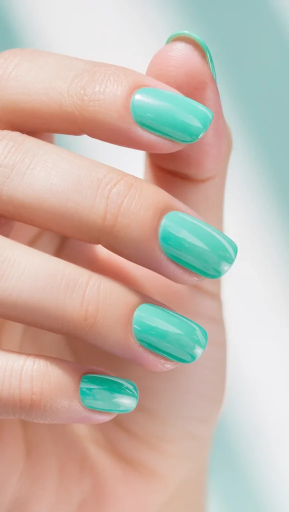 25 June Summer Nails 2026 That Are Perfect for the Start of Sunny Season 16 Mint Green Refresh