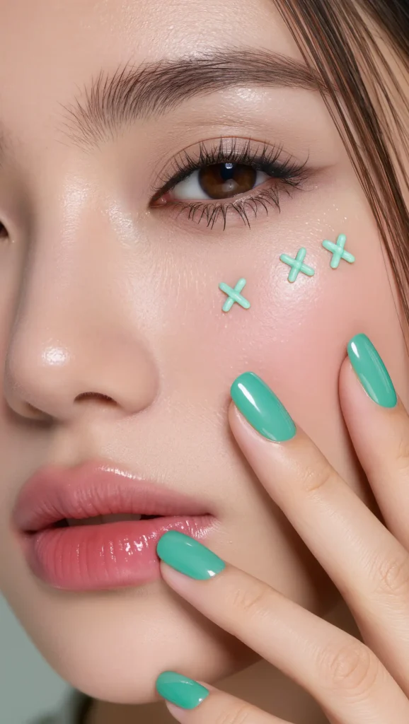 24 Summer Coffin Nail Designs 2026 That Are Bold and Totally Trend-Forward 20 Mint Green Summer Nails