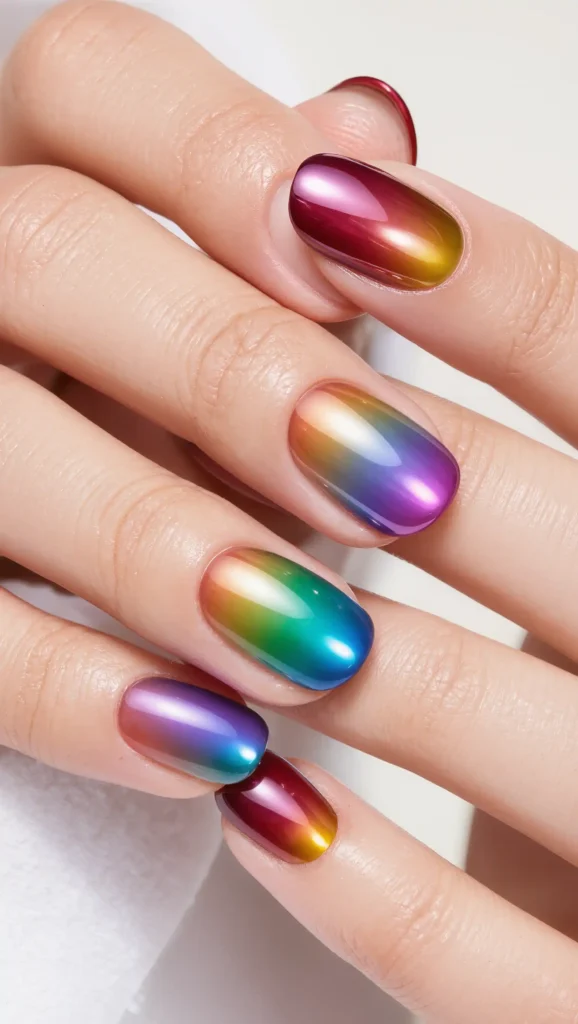 Ombre Rainbow Fade