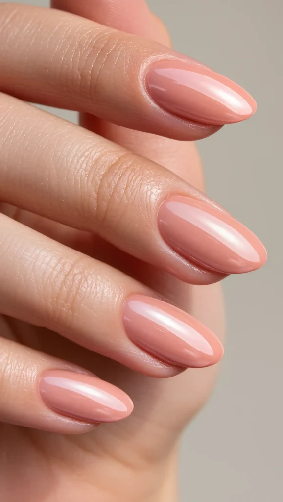 Peach Sorbet Nails