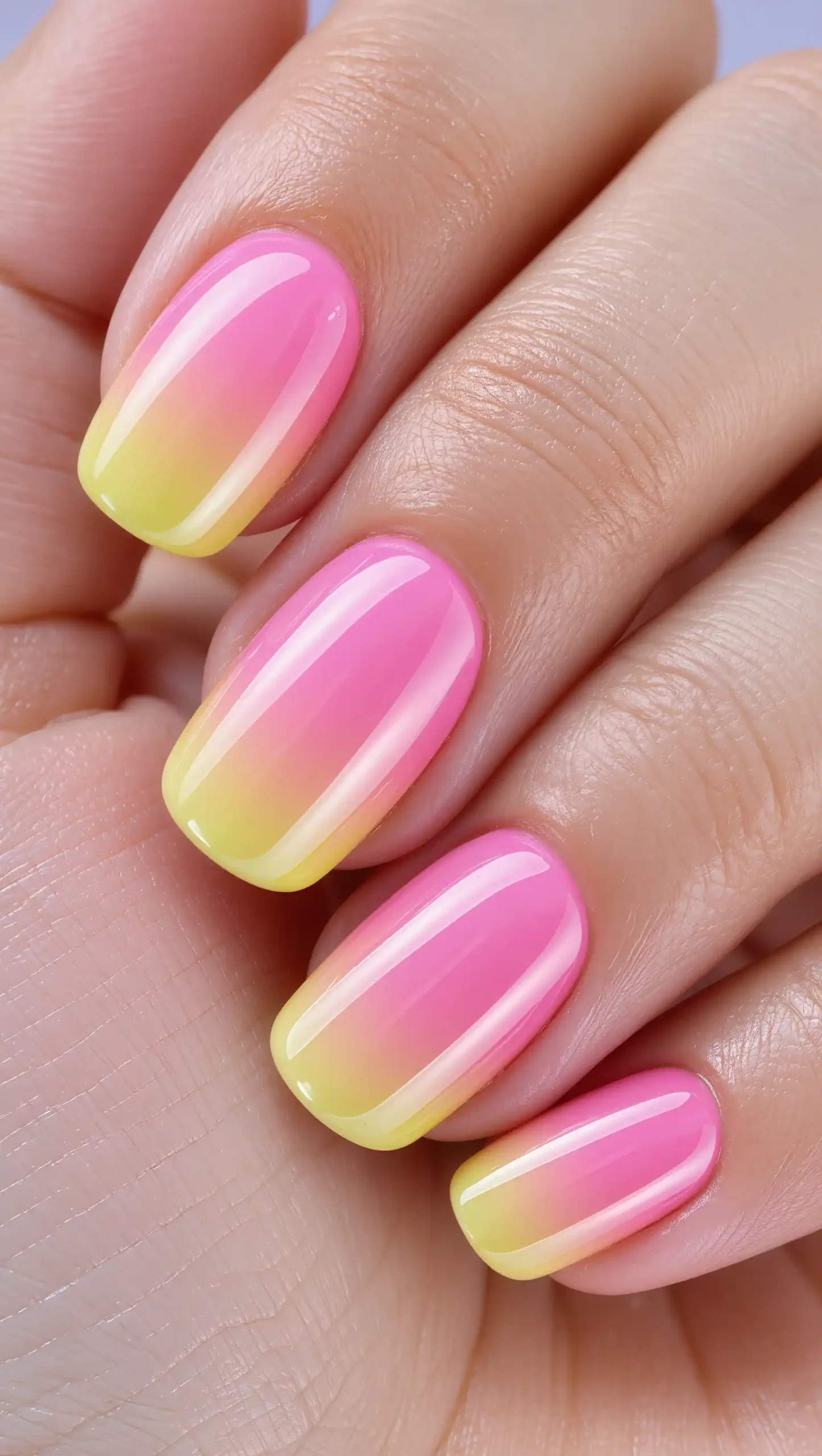 Pink Lemonade Nails