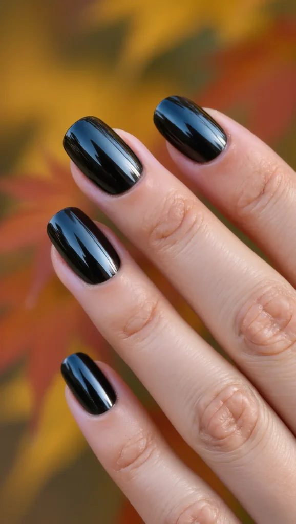 25 Fall Dark Nail Ideas 2026: Moody Manicures That Will Dominate Autumn 11 Raven Chrome Nails