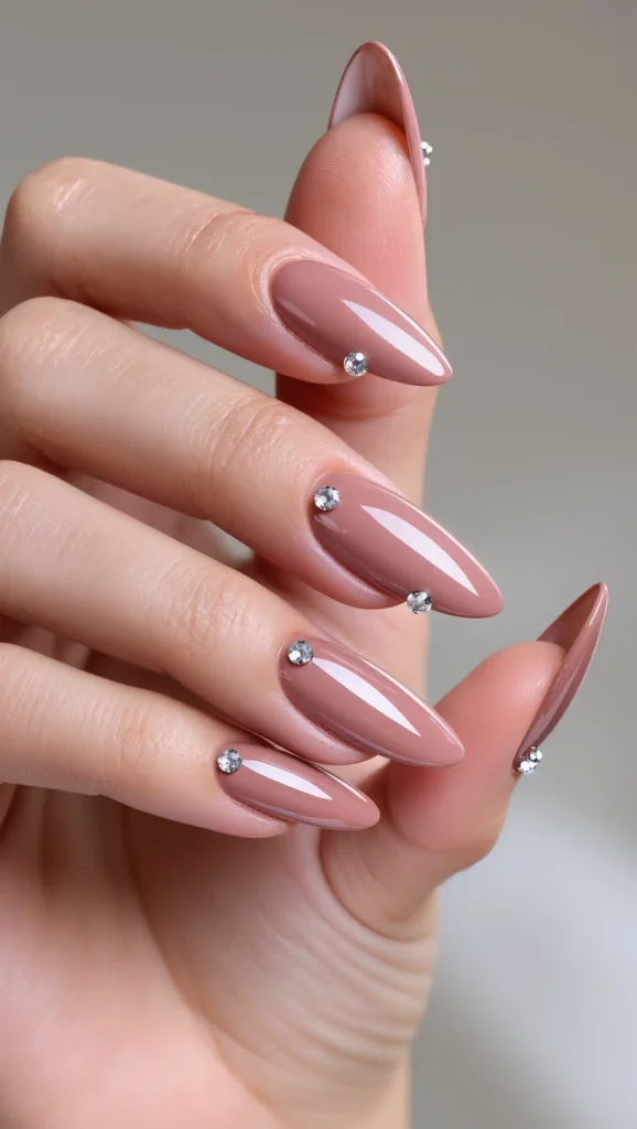 25 Summer Press-On Nail Ideas for 2026: That Instantly Elevate Your Style 6 Rosé Crystal Nails
