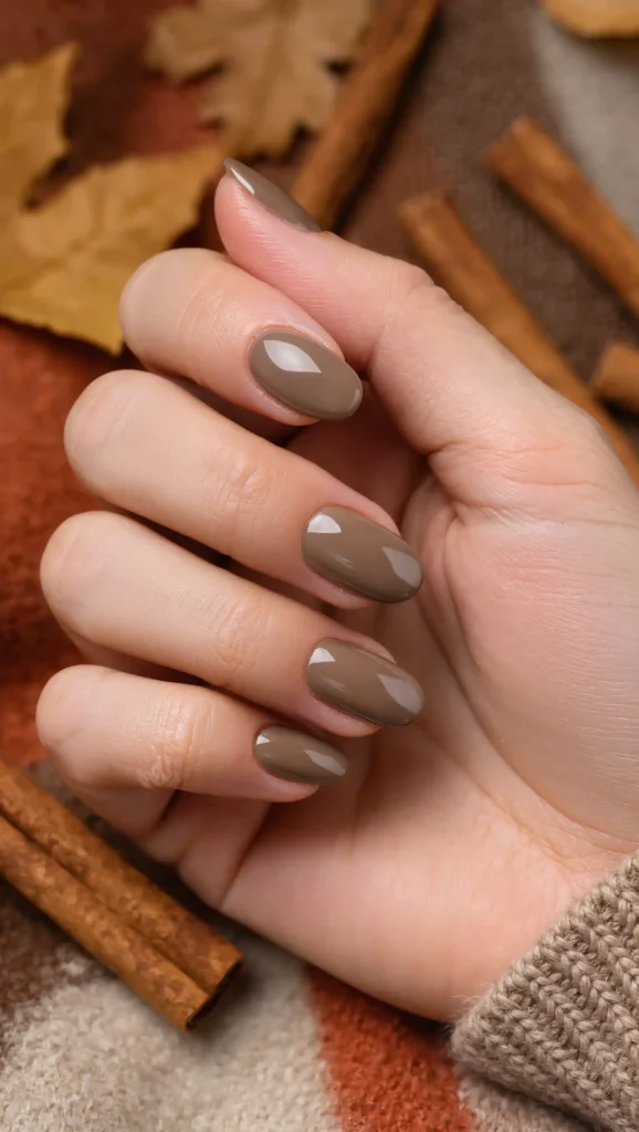 Sandstone Brown Nails