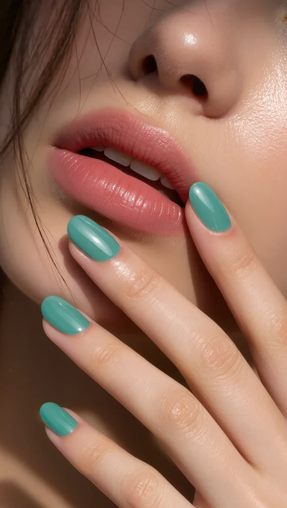 24 Long Summer Nails 2026 That Bring Glamour, Color & Endless Vacation Vibes 22 Seafoam Green Nails