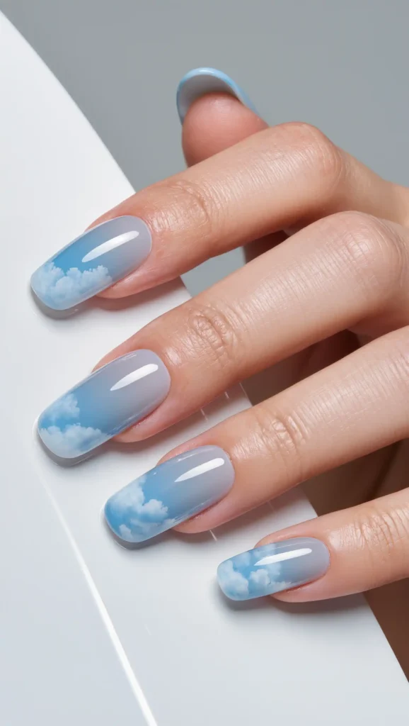 Sky Mist Nails