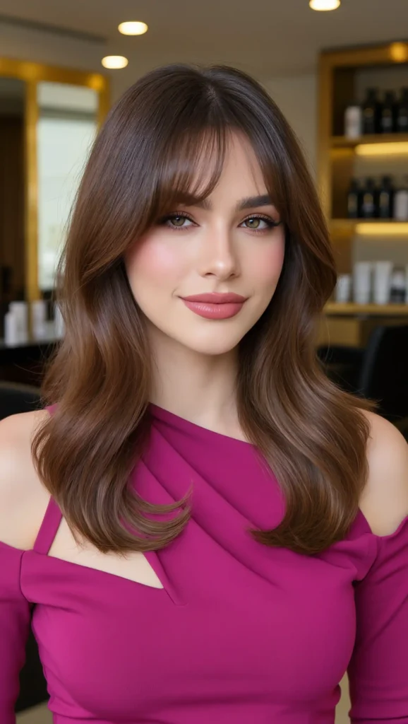 24 Summer Luxury Haircuts 2026 That Look Expensive and Effortlessly Chic 6 Soft Curtain Bangs with Layers