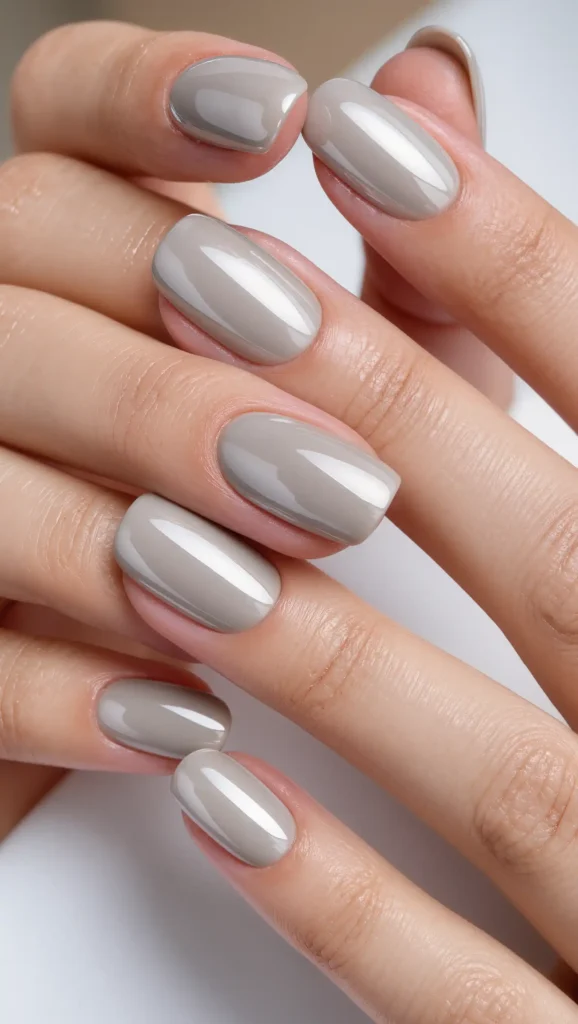 25 Neutral Fall Nails Ideas 2026: Minimalist Manicures That Go With Every Autumn Outfit 13 Stone Linen Nails