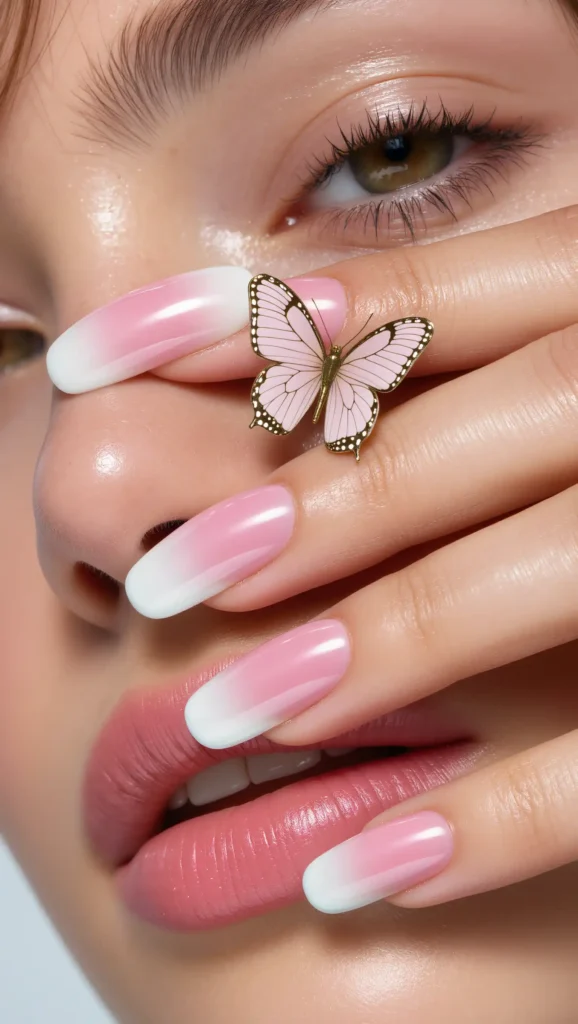 Strawberry Milk Nails