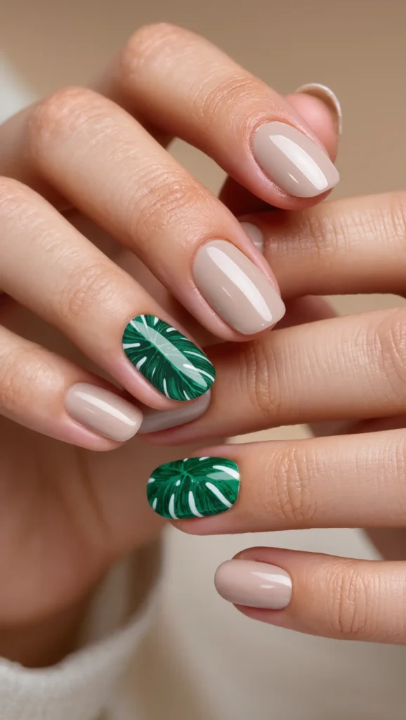 Tropical Leaf Accents