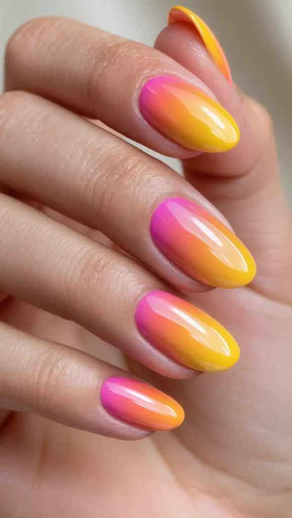 Tropical Sunset Ombre