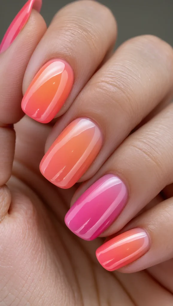 Tropical Sunset Ombre