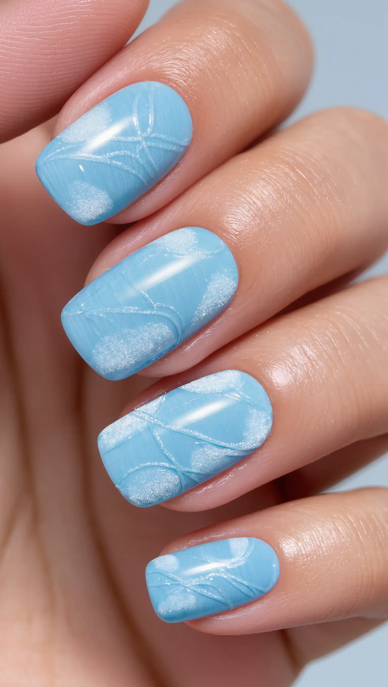 25 Summer Press-On Nail Ideas for 2026: That Instantly Elevate Your Style 24 Velvet Sky Blue Nails