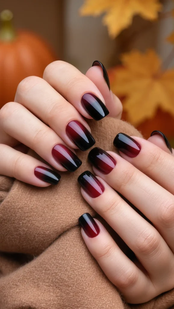 Black Cherry Aura Nails