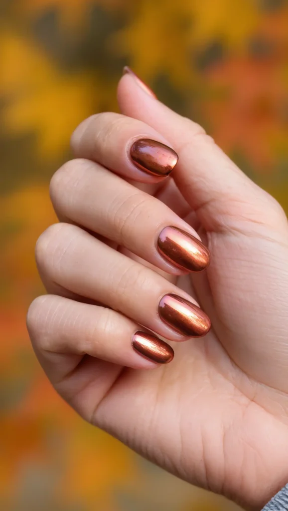 Burnished Copper Short Nails