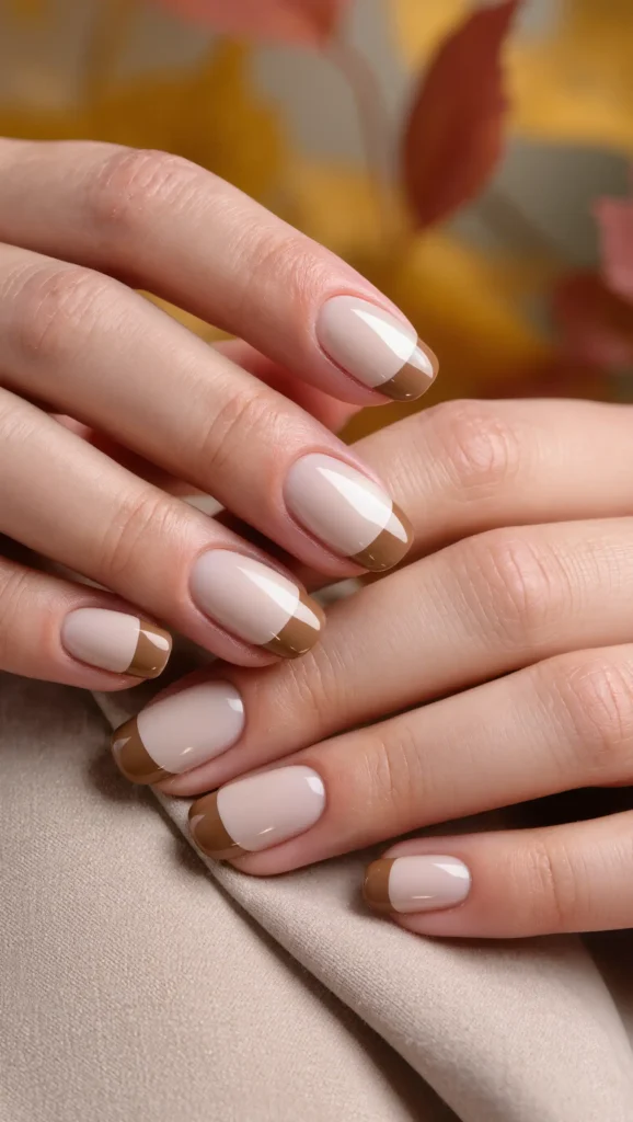 Cinnamon Edge French Tips