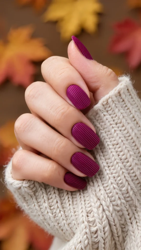 Cranberry Corduroy Texture
