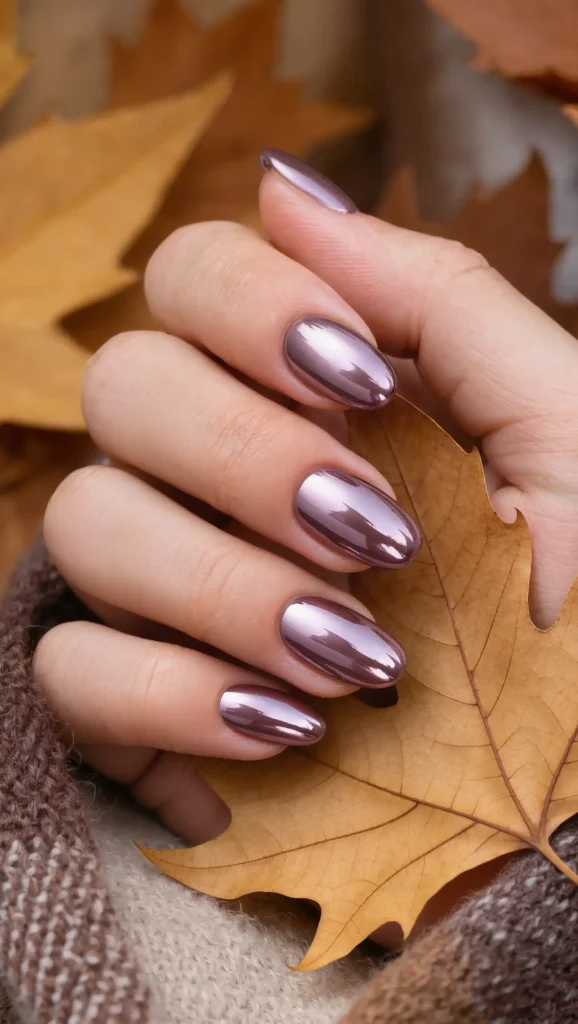 Dusty Mauve Chrome