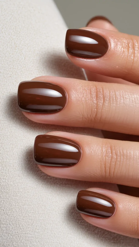 Espresso Glazed Nails