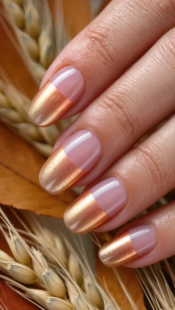 24 Fall Aura Nails Ideas 2026: Dreamy Gradient Manicures You'll Want All Season 25 Golden Harvest Aura