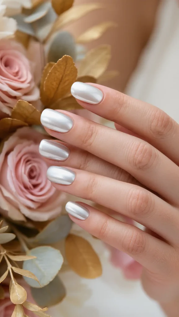 Ivory Satin Nails