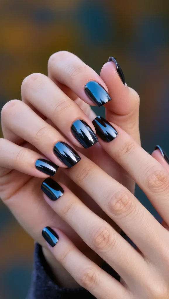 Midnight Navy Mirror