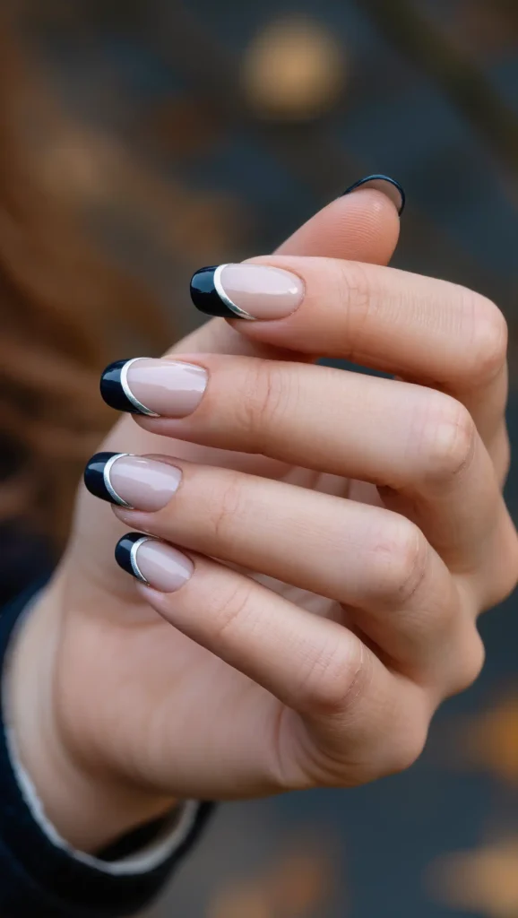 Midnight Navy & Silver